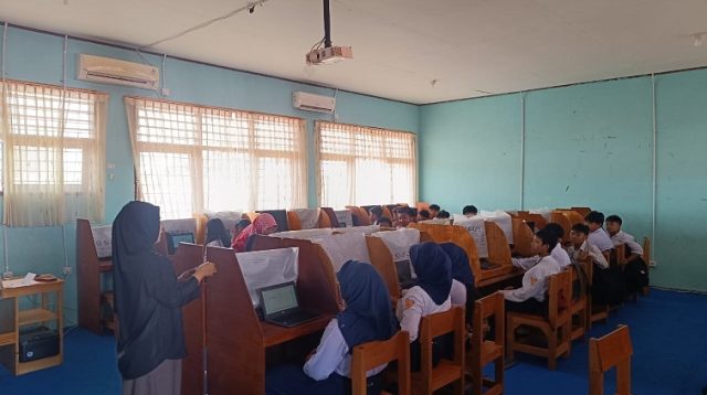 Simulatsi ANBK di SMPN 3 Tenggarong