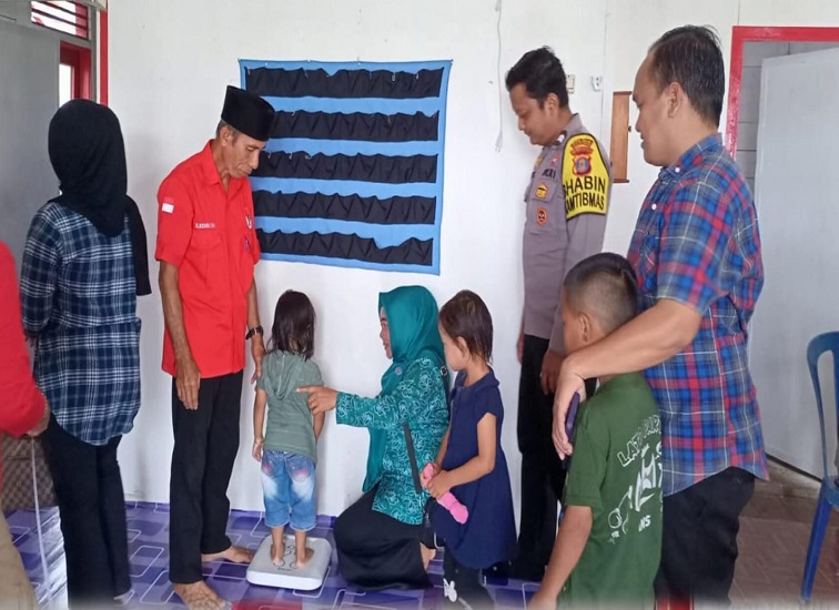 Aktivitas Posyandu Untung, Desa Muara Wis
