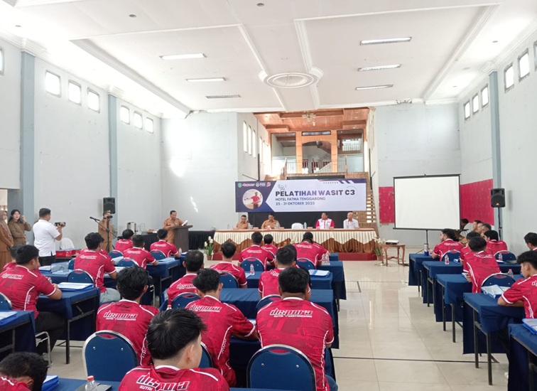 Pelatihan Wasit C3 Nasional. (Lingkar Kaltim/M. As'ari)