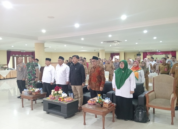 Pembukaan rapat koordinasi Baznas Kukar. (Lingkar Kaltim/M. As'ari)