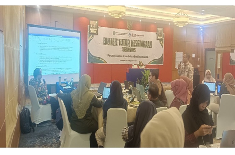 Bimtek Tutor Kesetaraan Disdikbud Kukar 2025