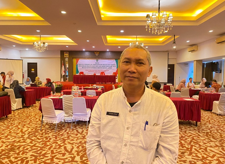Kabid Promosi dan Informasi Industri Disperindag Kukar, Hamidin (Kiki/Lingkarkaltim)