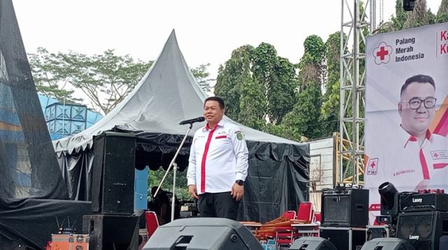 Ketua PMI Kukar, Ismed. (Lingkarkaltim/M. As'ari)