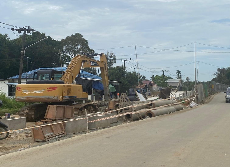 Pembangunan Jembatan Jongkang (kiki/Lingkarkaltim)