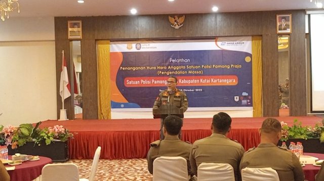 Kepala Satpol PP Kukar Arfan Boma Pratama. (Lingkarkaltim/M. As'ari)