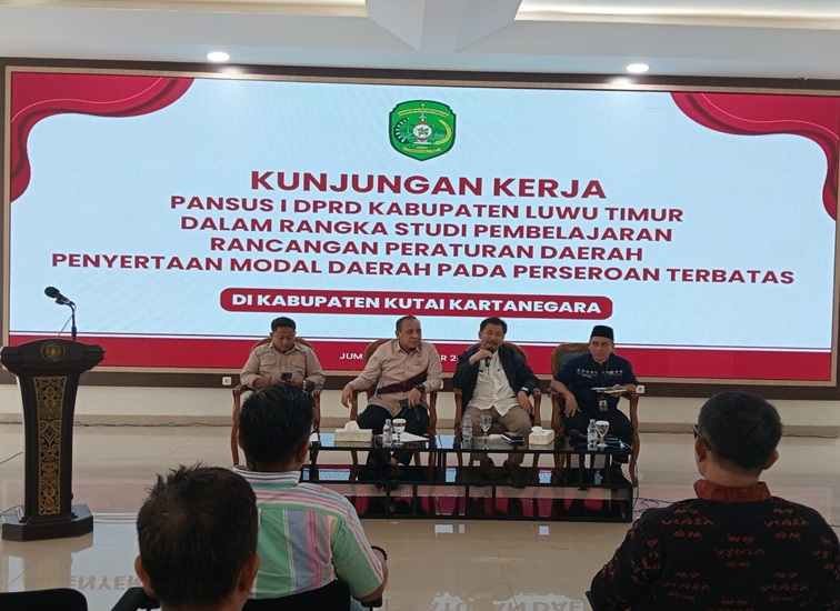 Sekda Kukar Sunggono sambut kunjungan kerja DPRD Luwu Timur