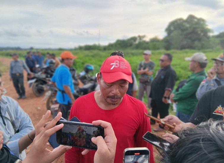 Ketua Gapoktan Loa Ipuh, Lakir Prawoto. (Lingkarkaltim/M. As'ari)