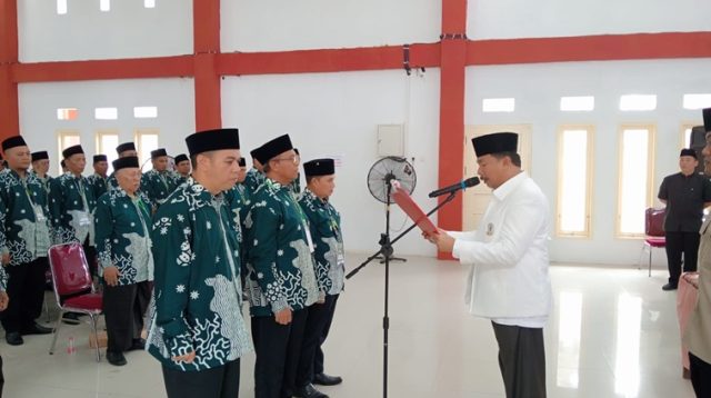 Prosesi pelantikan Dewan Hakim MTQ Ke-46. (Lingkar Kaltim/M. As'ari)