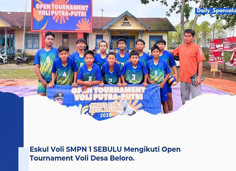 Kegiatan Ekskul SMPN 1 Sebulu saat Mengikuti Turnamen