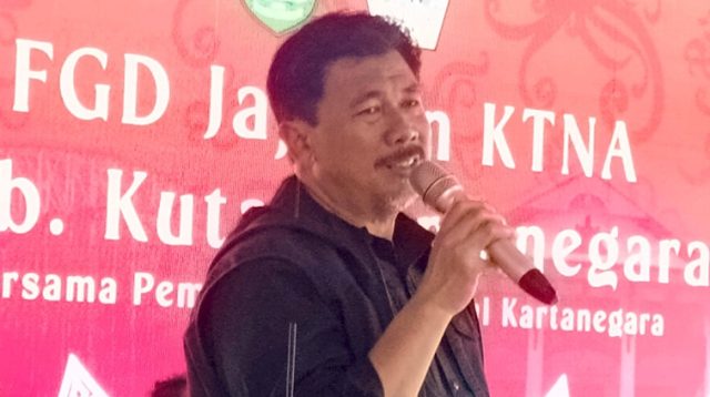 Sekda Kukar, Sunggono saat Memberikan Sambutan