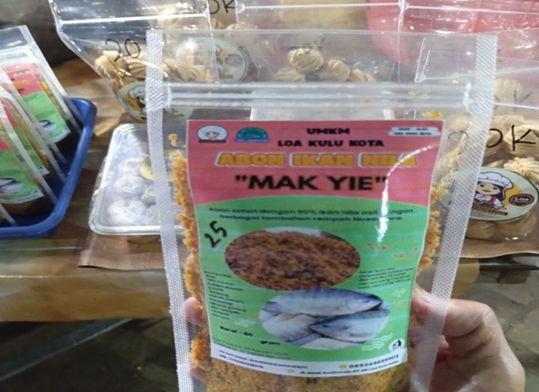 Produk Abon Ikan Nila Khas Loa Kulu Kota (kiki/Lingkarkaltim)