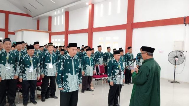 Prosesi pelantikan Dewan Hakim MTQ Ke-46. (Lingkar Kaltim/M. As'ari)