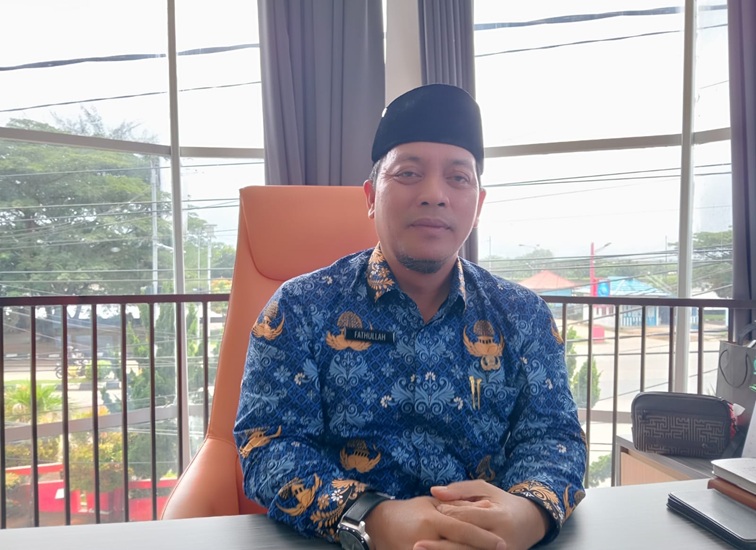 Plt. Kepala Disperindag Kukar Sayid Fathullah. (Lingkarkaltim/M. As'ari)