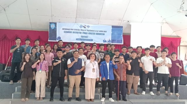 Sosialisasi pencegahan bahaya Narkotika di STT Tenggarong. (Lingkar Kaltim/M. As'ari)