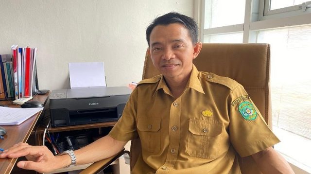 Kepala Bidang Pemasaran Produk Dalam Negeri dan Pengendalian Barang Pokok Disperindag Kukar, Muhammad Bustani