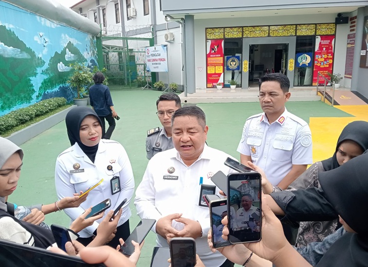 Kepala Kanwil Kemenkumham Kaltim, Hernowo Sugiastanto. (Lingkar Kaltim/M. As'ari)