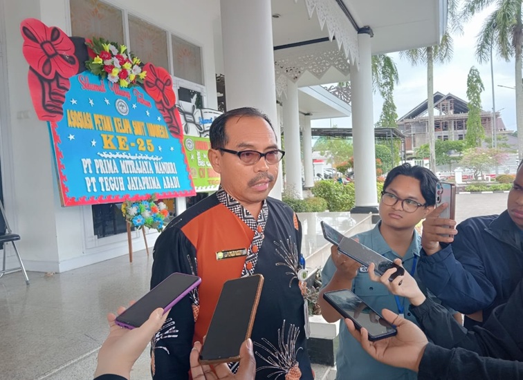 Kepala Distanak Kukar, Muhammad Taufik. (Lingkar Kaltim/M. As'ari)