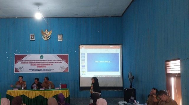 Pelatihan pemasaran digital di Muara Wis. (Istimewa)