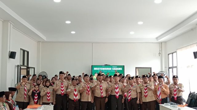 Pembukaan Muscab Kwarcab Kukar. (Lingkar Kaltim/M. As'ari)