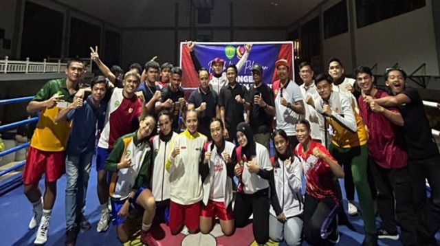 Para atlet Pertina Kukar pada BK Porprov di Samarinda. (Istimewa)