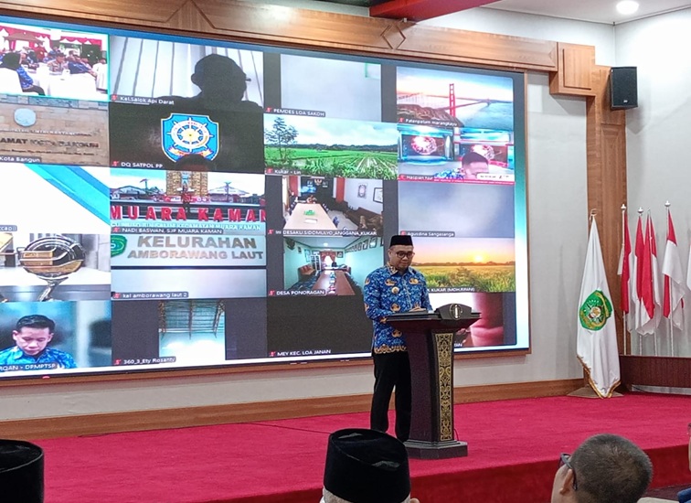 Bupati Kukar dr. Aulia Rahman Basri. (Lingkar Kaltim/M. As'ari)