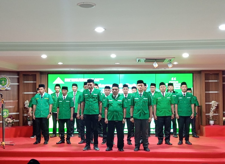 Pelantikan pengurus GP Ansor Kukar. (Lingkar Kaltim/M. As'ari)