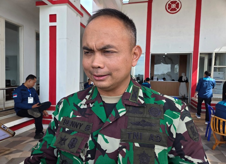 Komandan Kodim 0906/Kukar, Letkol Armed Benny Budiman. (Lingkar Kaltim/M. As'ari)