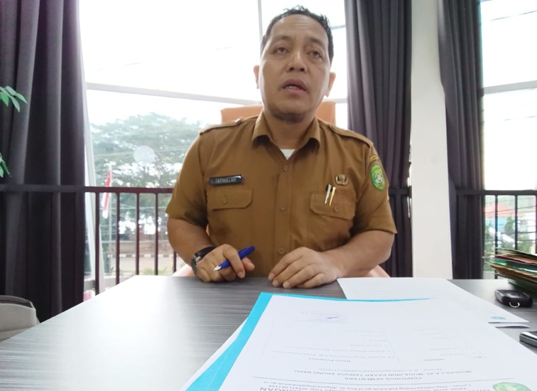 Plt. Kepala Disperindag Kukar Sayid Fathullah. (Lingkar Kaltim/M. As'ari)