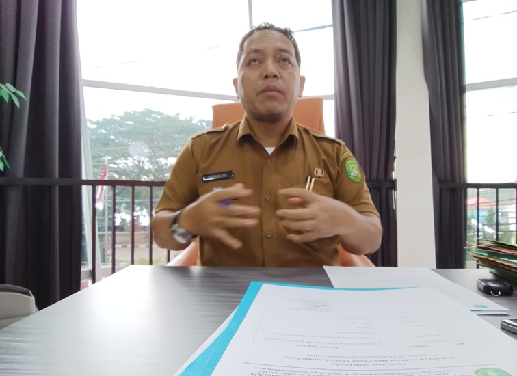 Plt. Kepala Disperindag Kukar Sayid Fathullah. (Lingkar Kaltim/M. As'ari)