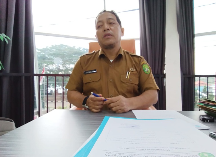 Plt. Kepala Disperindag Kukar Sayid Fathullah. (Lingkar Kaltim/M. As'ari)