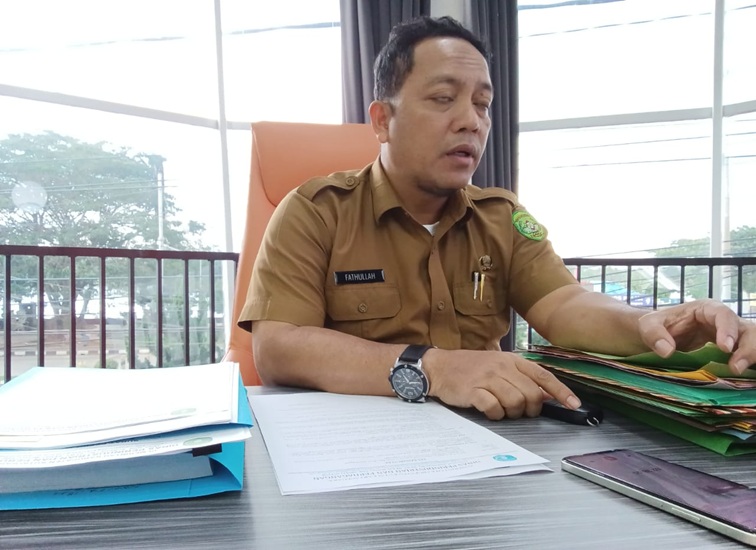 Plt. Kepala Disperindag Kukar Sayid Fathullah. (Lingkar Kaltim/M. As'ari)