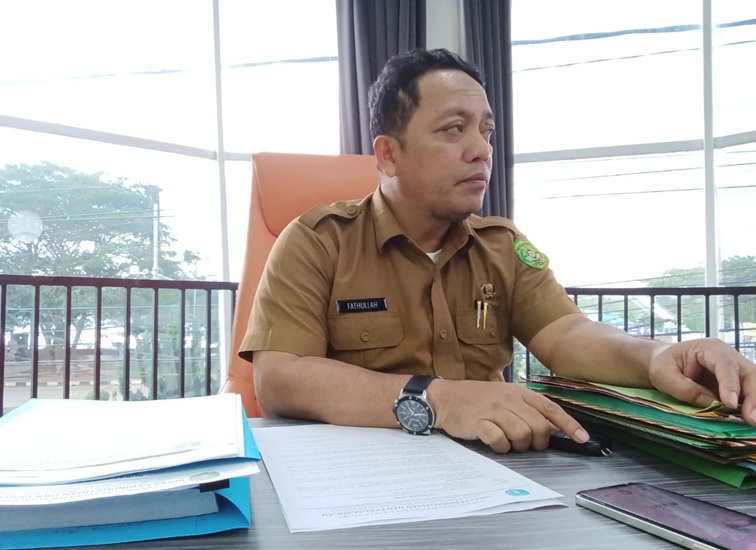 Plt. Kepala Disperindag Kukar Sayid Fathullah. (Lingkar Kaltim/M. As'ari)