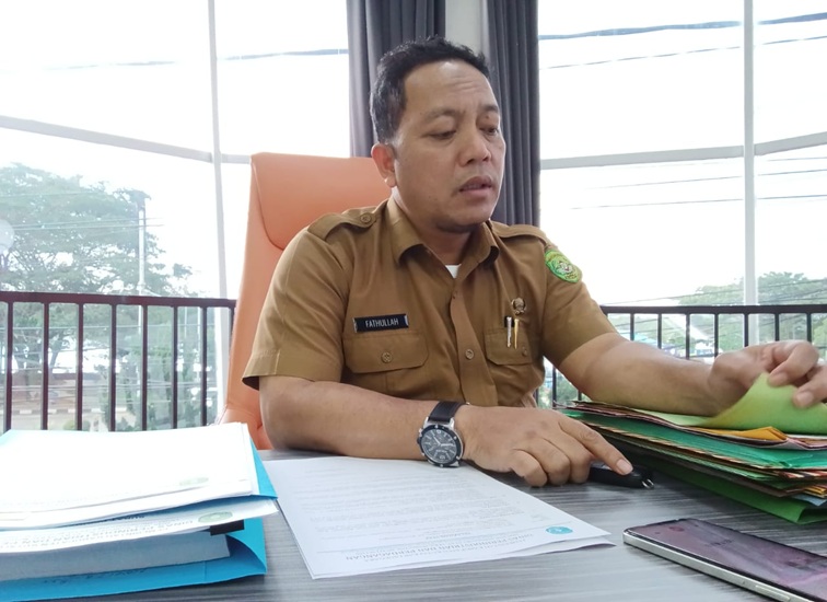 Plt. Kepala Disperindag Kukar Sayid Fathullah. (Lingkar Kaltim/M. As'ari)