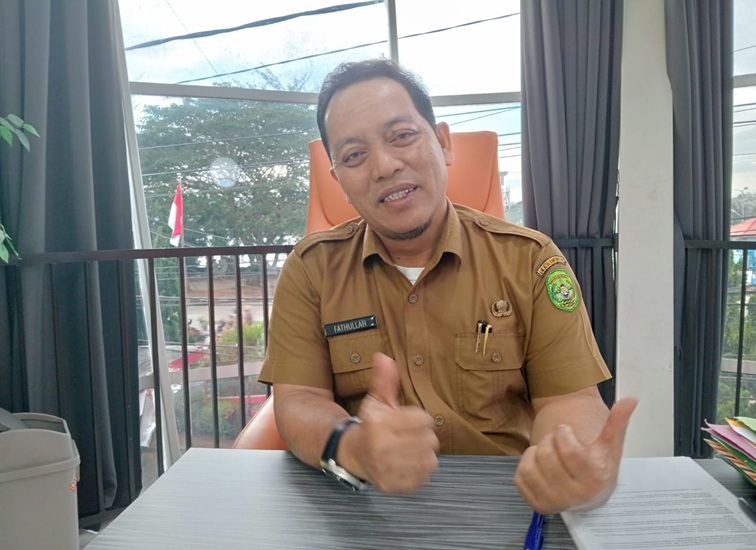 Plt. Kepala Disperindag Kukar Sayid Fathullah. (Lingkar Kaltim/M. As'ari)