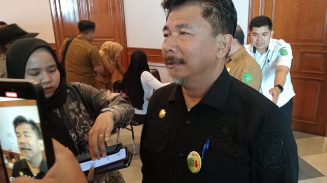 Sekda Kukar Sunggono. (Lingkar Kaltim/M. As'ari)