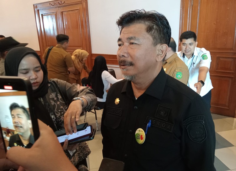 Sekda Kukar Sunggono. (Lingkar Kaltim/M. As'ari)