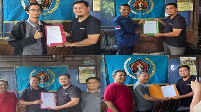 Empat calon Ketua PWI Kukar. (Dok. PWI Kukar)