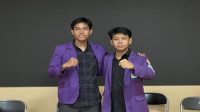 Ketua dan Wakil Ketua BEM Unikarta terpilih, Zulkarnain–Nunuk Purwanto. (Dok. Zulkarnain)