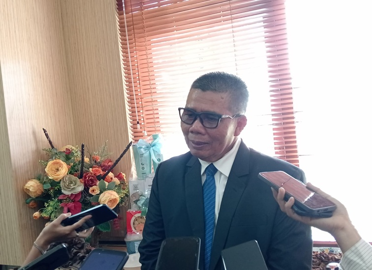 Direktur Perumda Tirta Mahakam, Suparno. (Lingkar Kaltim/M. As'ari)