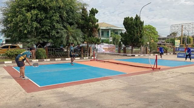 Turnamen Pickleball NJP Club Kukar ke-1. (Lingkar Kaltim/M. As'ari)