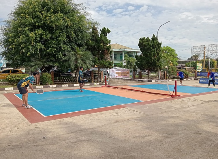 Turnamen Pickleball NJP Club Kukar ke-1. (Lingkar Kaltim/M. As'ari)