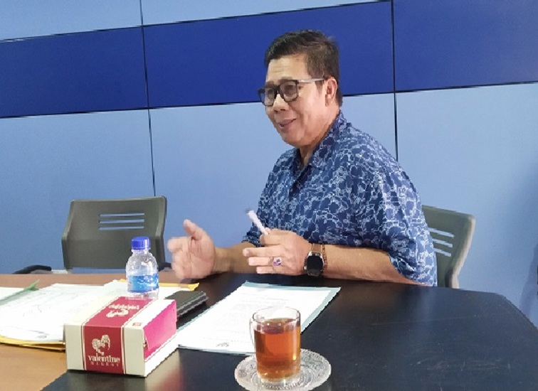 Direktur Utama Perumda Tirta Mahakam, Suparno. (Lingkar Kaltim/M. As'ari)