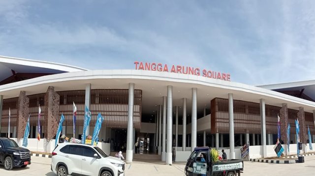 Pasar Tangga Arung Square. (Lingkar Kaltim/M. As'ari)