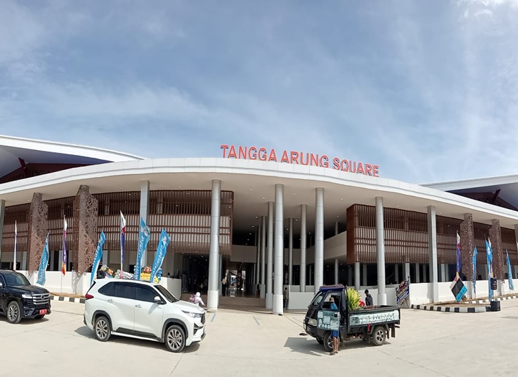 Pasar Tangga Arung Square. (Lingkar Kaltim/M. As'ari)