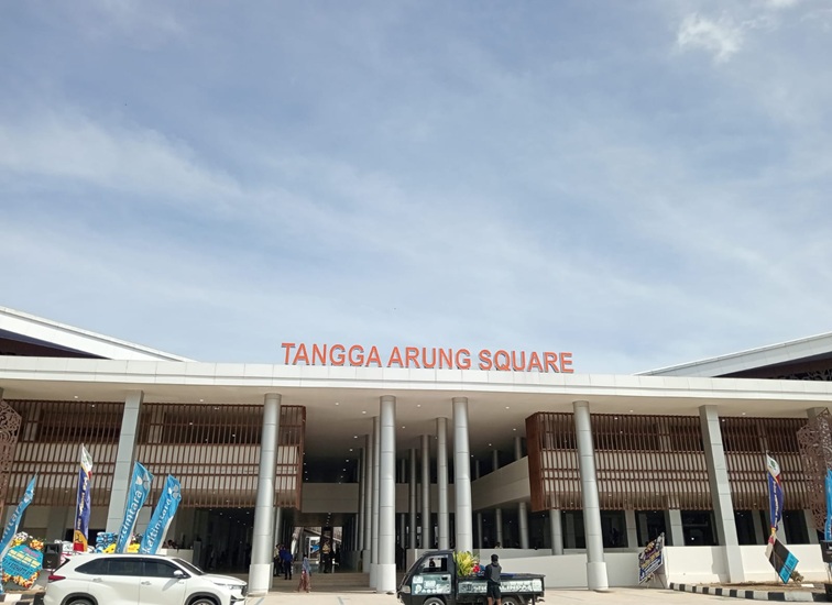 Pasar Tangga Arung Square. (Lingkar Kaltim/M. As'ari)