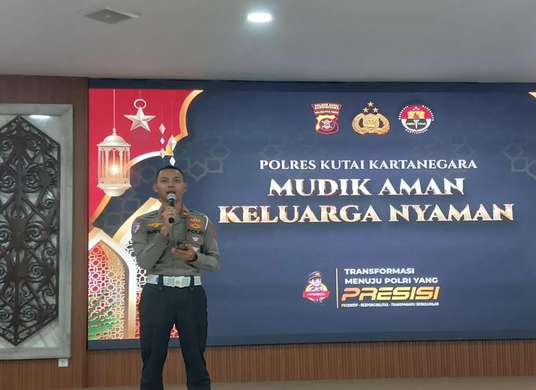 Kepala Satlantas Polres Kukar, AKP Ahmad Fandoli. (Lingkar Kaltim/M. As'ari)