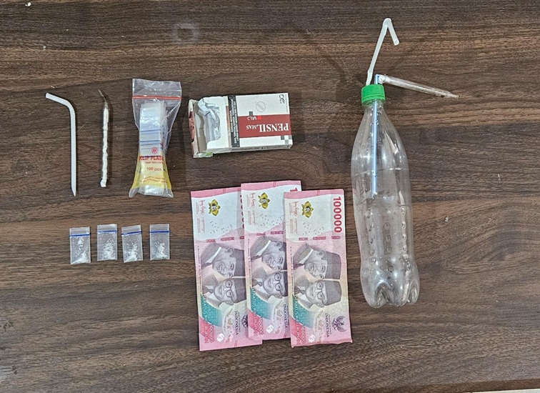 Barang bukti yang diamankan Polres Kukar. (Dok. Polres Kukar)