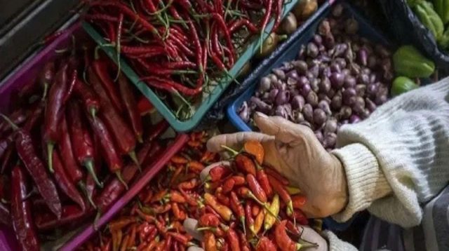 Pangan rumah tangga yang dijual di pasar. (Istimewa)