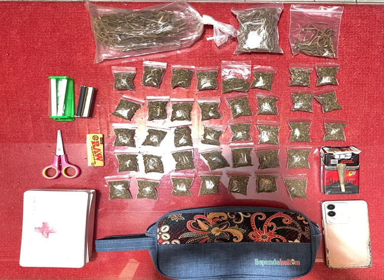 Barang bukti yang diamankan. (Polres Kukar)