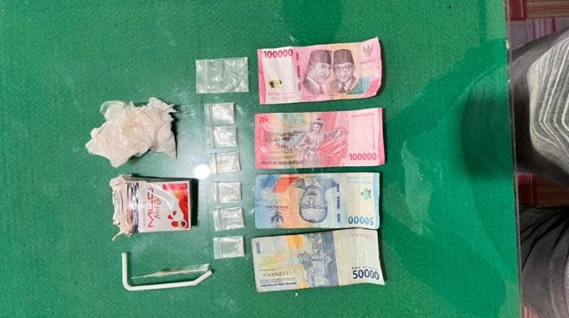 Barang bukti yang diamankan oleh Polsek Sebulu. (Dok. Polsek Sebulu)